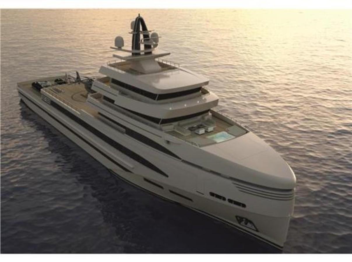 a ship on the water aboard 85M SPADOLINI HELIPAD EXPEDITION YACHT Yacht for Sale