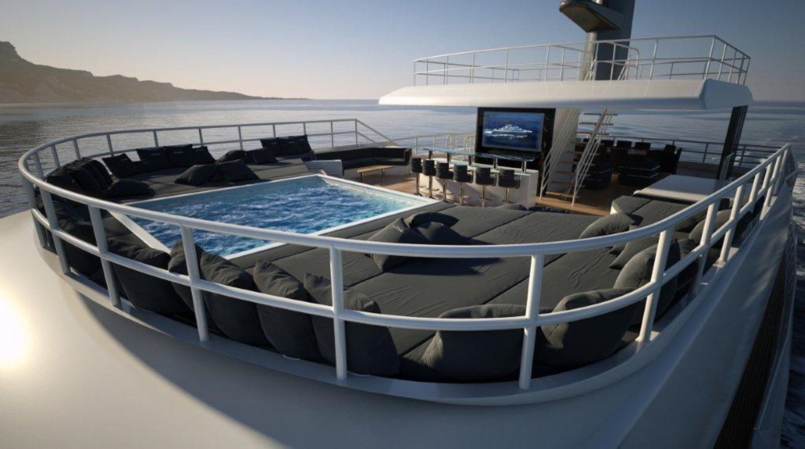 a boat on the water aboard M74 GLOBAL EXPLORER Yacht for Sale