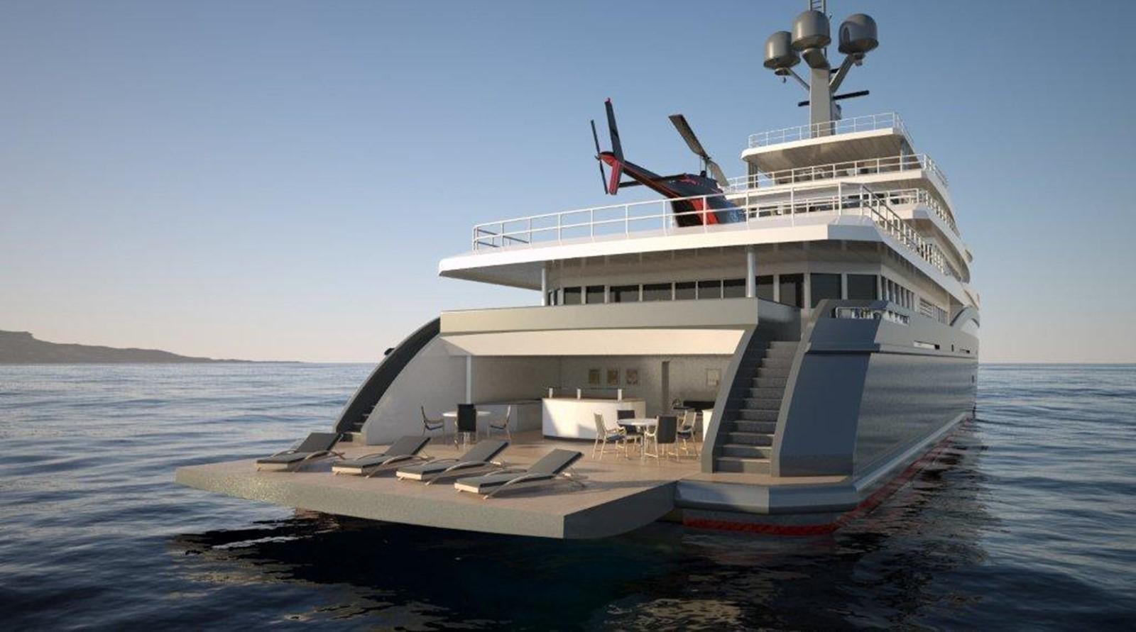 a boat on the water aboard M74 GLOBAL EXPLORER Yacht for Sale