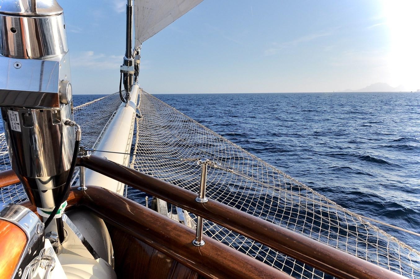 a boat on the water aboard MIKHAIL S. VORONTSOV Yacht for Sale