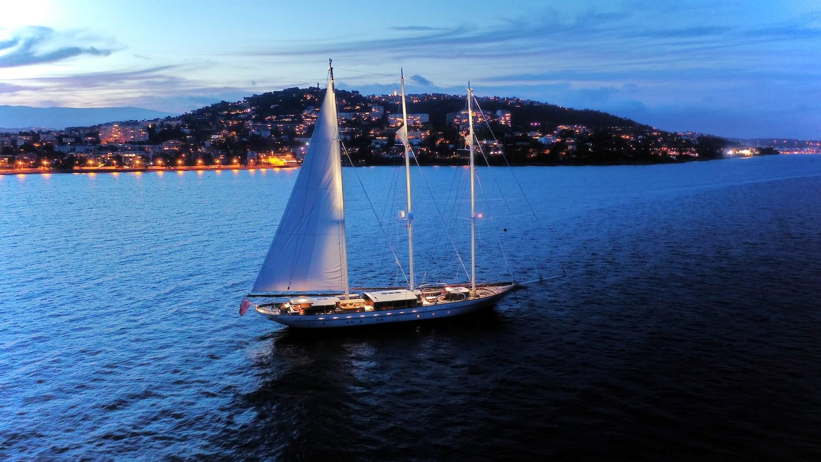 a sailboat on the water aboard MIKHAIL S. VORONTSOV Yacht for Sale