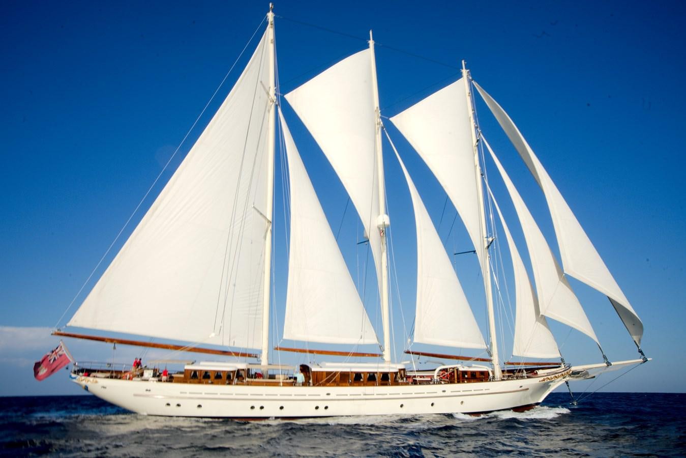 a boat on the water aboard MIKHAIL S. VORONTSOV Yacht for Sale
