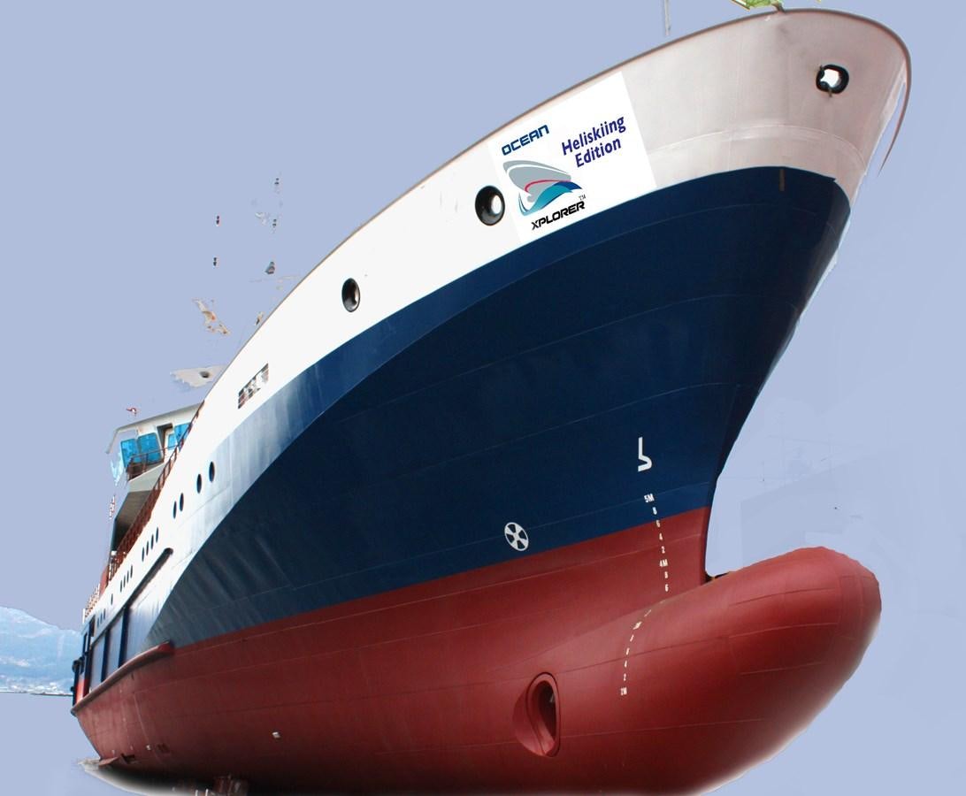 a close-up of a space ship aboard OCEAN XPLORER 71 Yacht for Sale