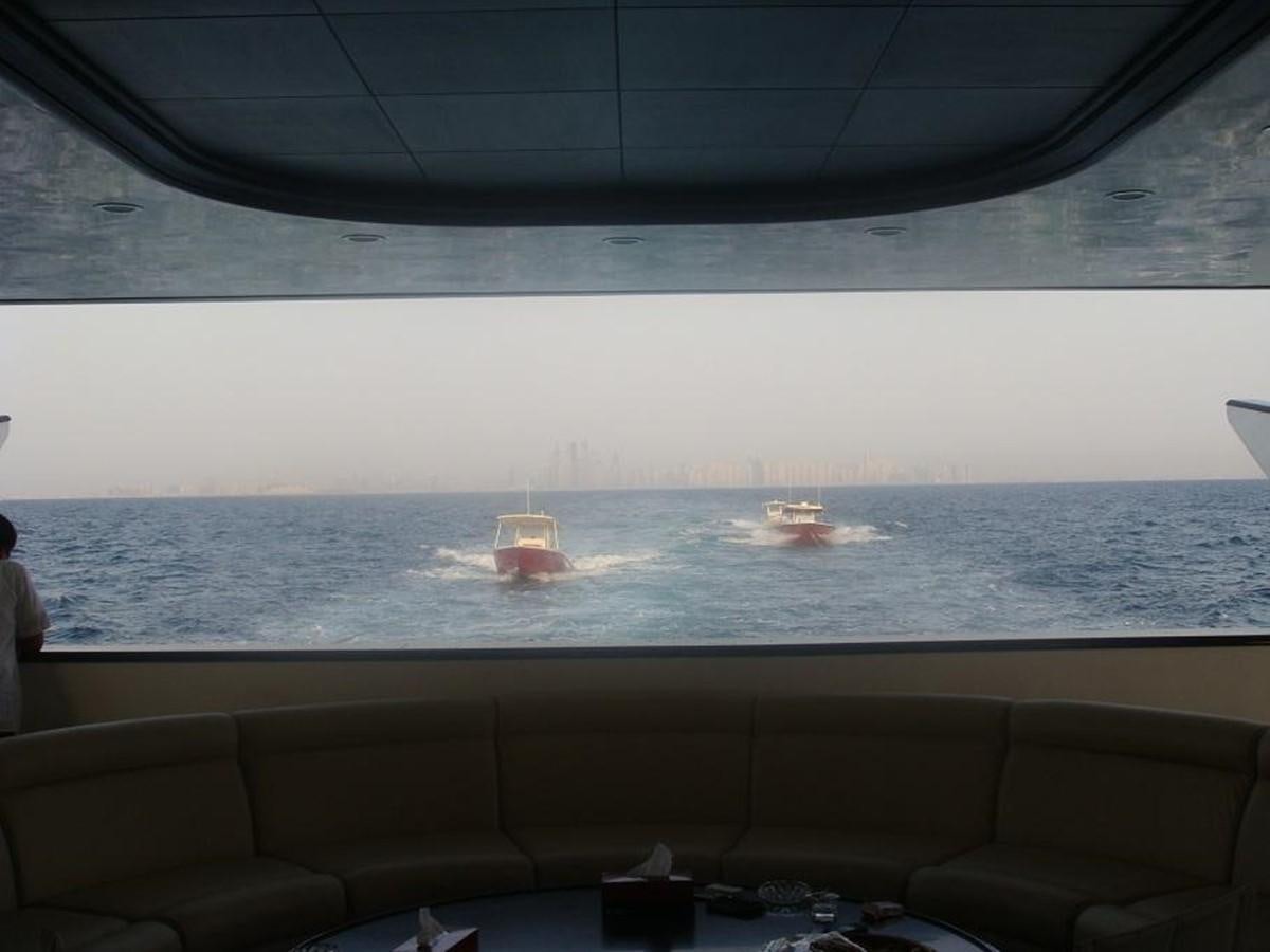 a boat in the water aboard WARSAN Yacht for Sale