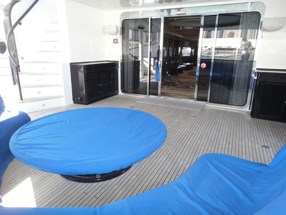 a pool table in a room aboard WARSAN Yacht for Sale