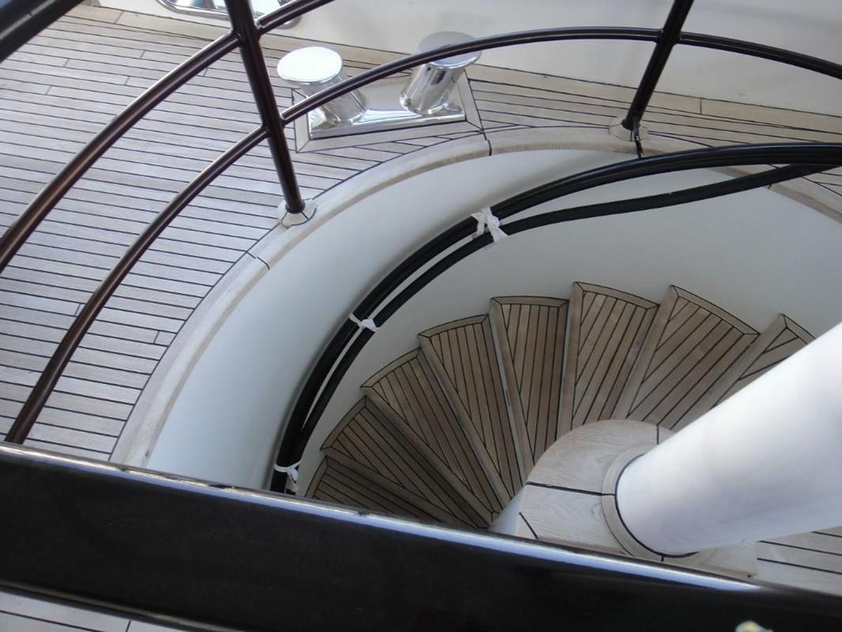 a close-up of a ceiling aboard WARSAN Yacht for Sale