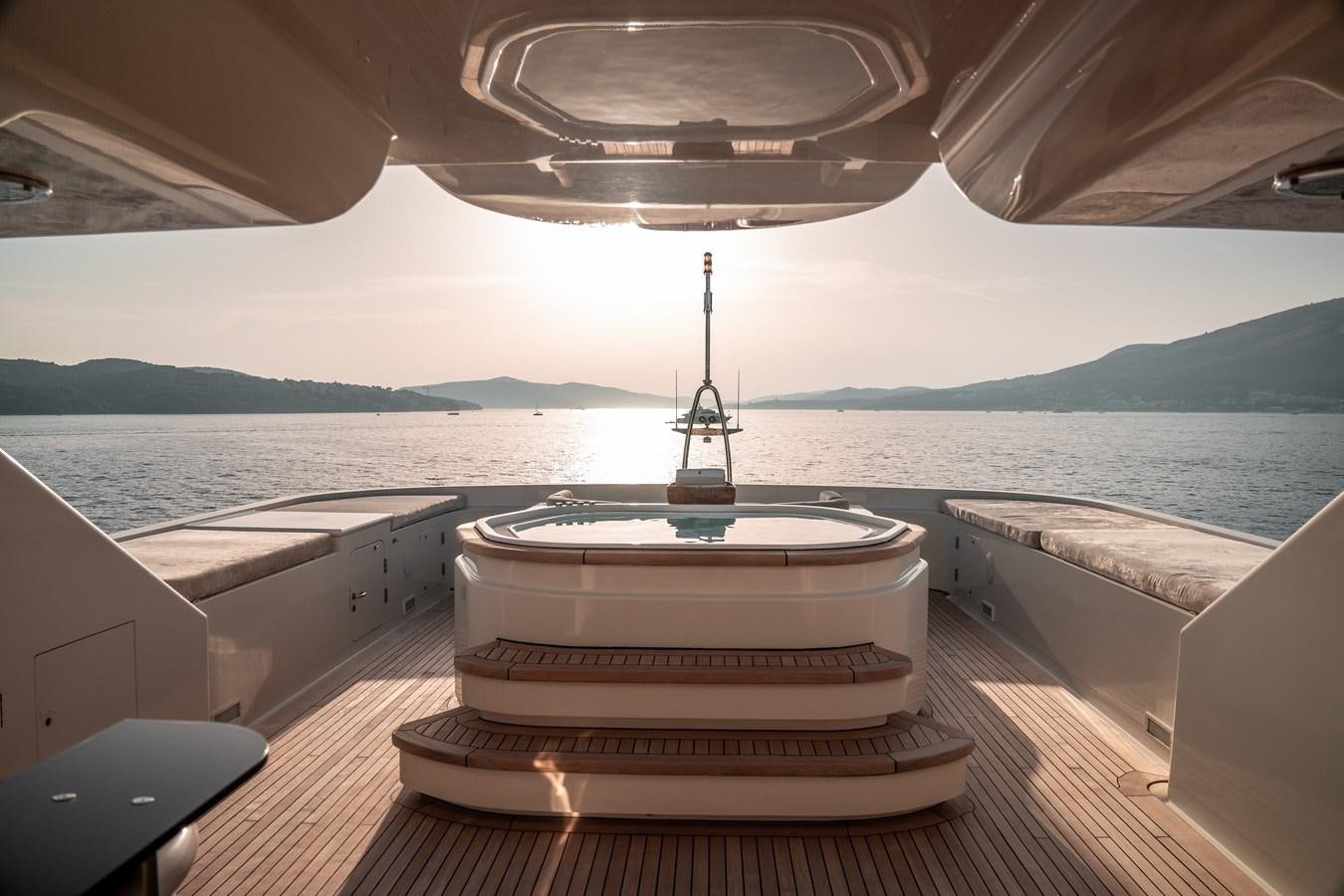 a view of the ocean from a boat aboard MERCURY Yacht for Sale