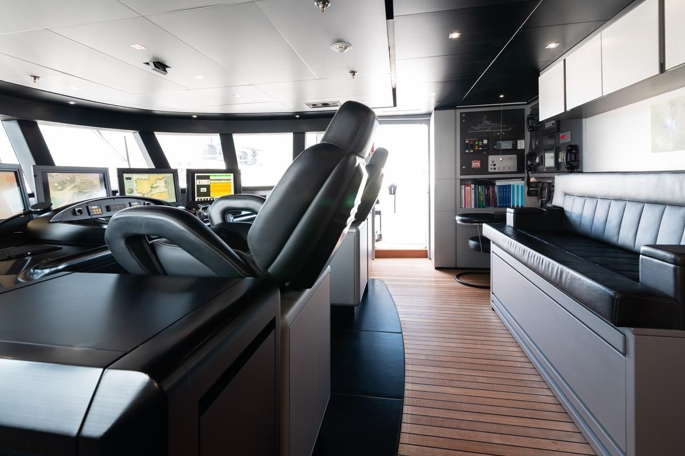 inside of a vehicle aboard UNDER CONTRACT!   SAINT  2012 ISA 500-2 POP @ Yacht for Sale