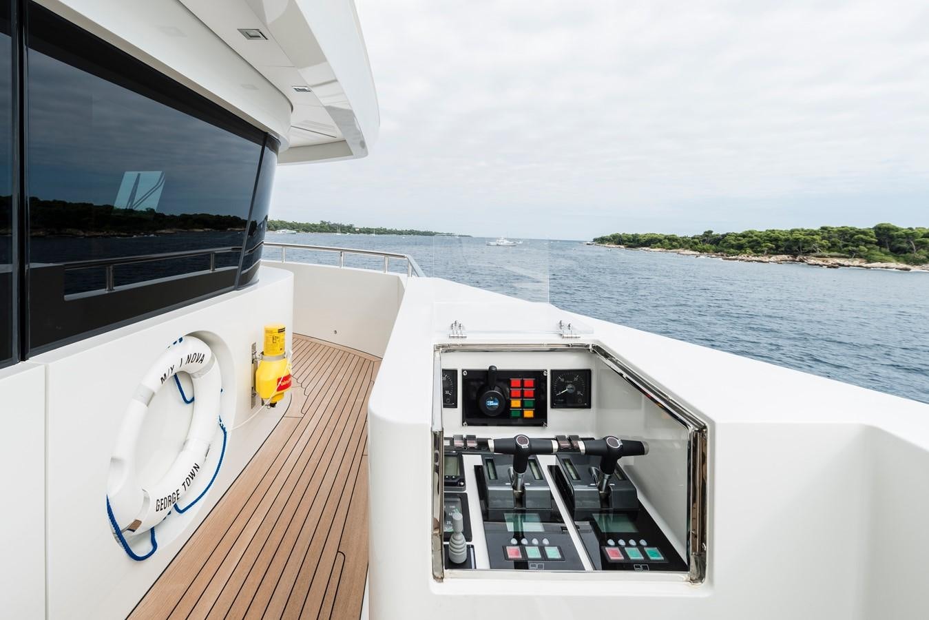 the inside of a boat aboard I NOVA Yacht for Sale