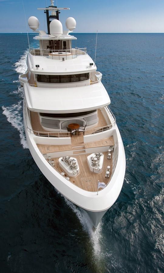 a white boat in the water aboard I NOVA Yacht for Sale