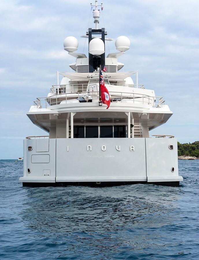 a large white ship in the water aboard I NOVA Yacht for Sale