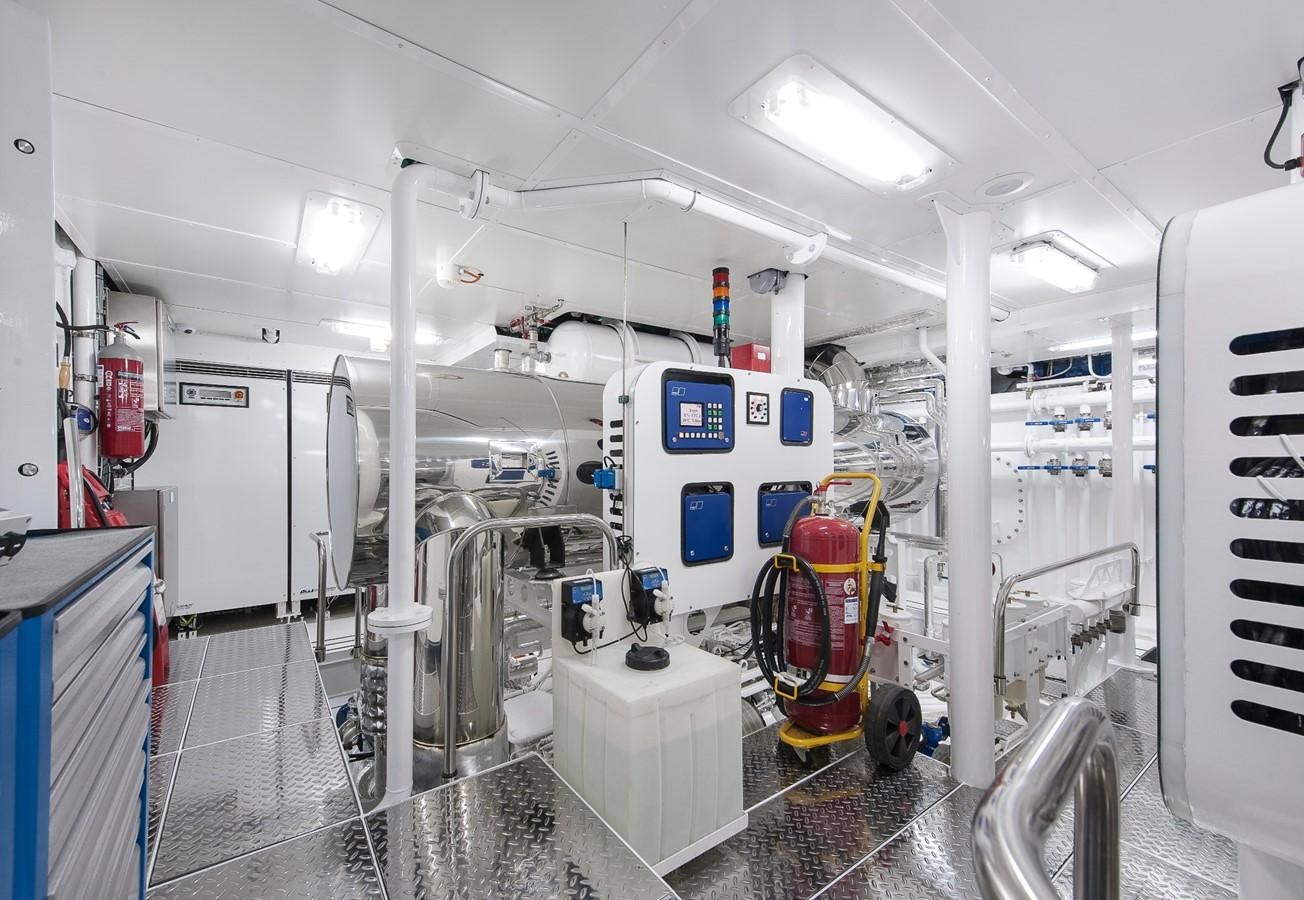a room with machinery aboard I NOVA Yacht for Sale