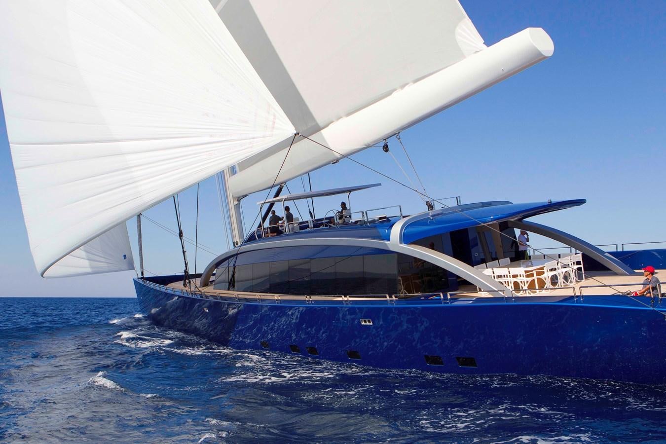 a boat on the water aboard NATIVA Yacht for Sale