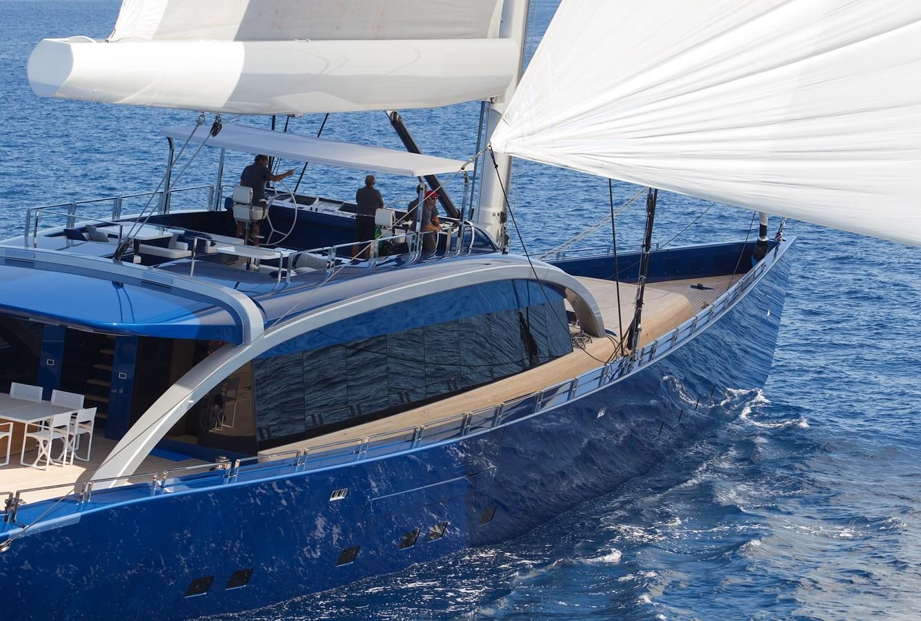 a boat with people on it aboard NATIVA Yacht for Sale