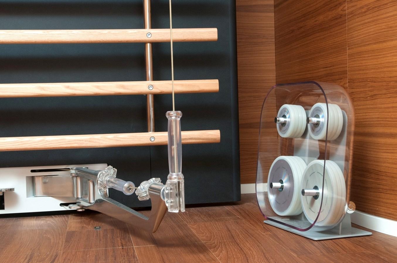 a set of metal objects aboard NATIVA Yacht for Sale