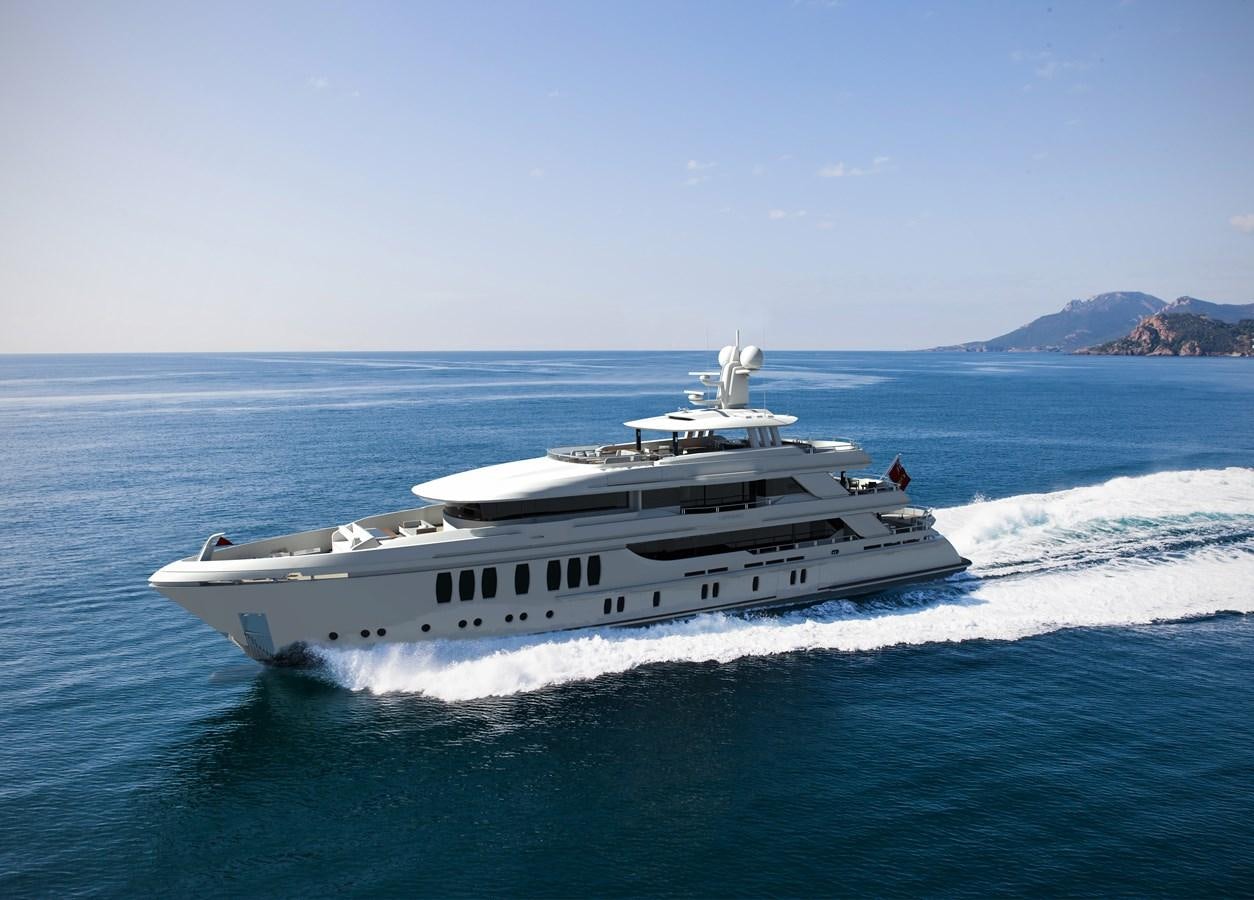 a white yacht in the water aboard CMB 47 SERIES Yacht for Sale