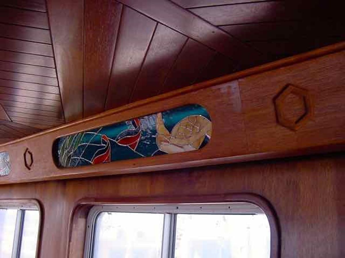 a suitcase with clothes on it aboard PRINCIPE DEL MAR Yacht for Sale