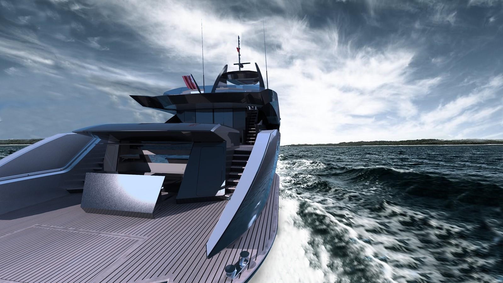 a boat on the water aboard THE GOTHAM Yacht for Sale