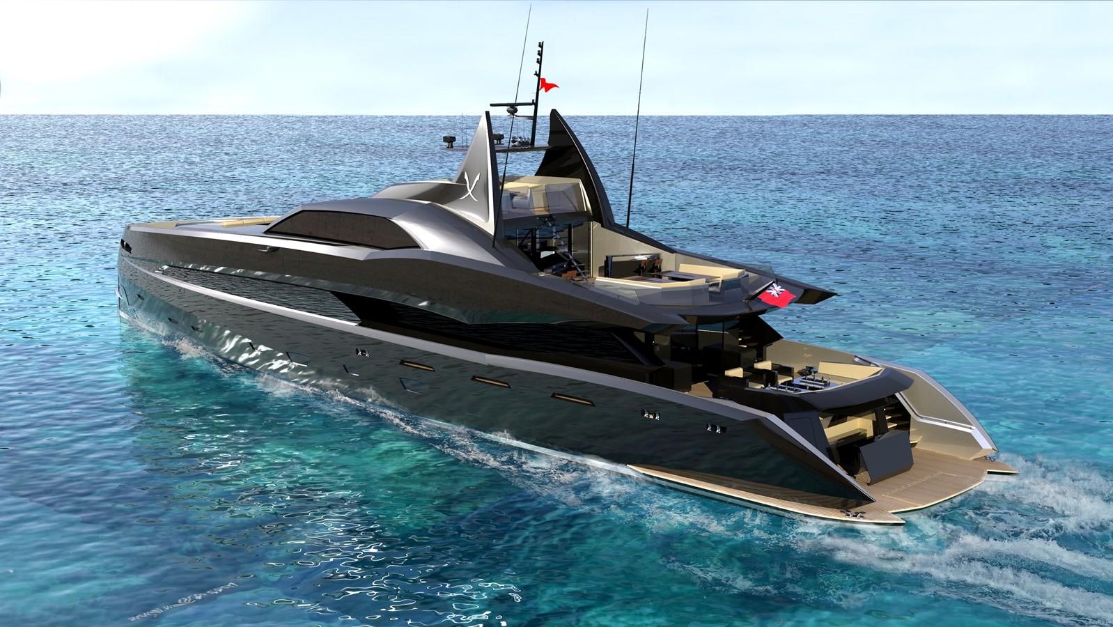 a boat on the water aboard THE GOTHAM Yacht for Sale