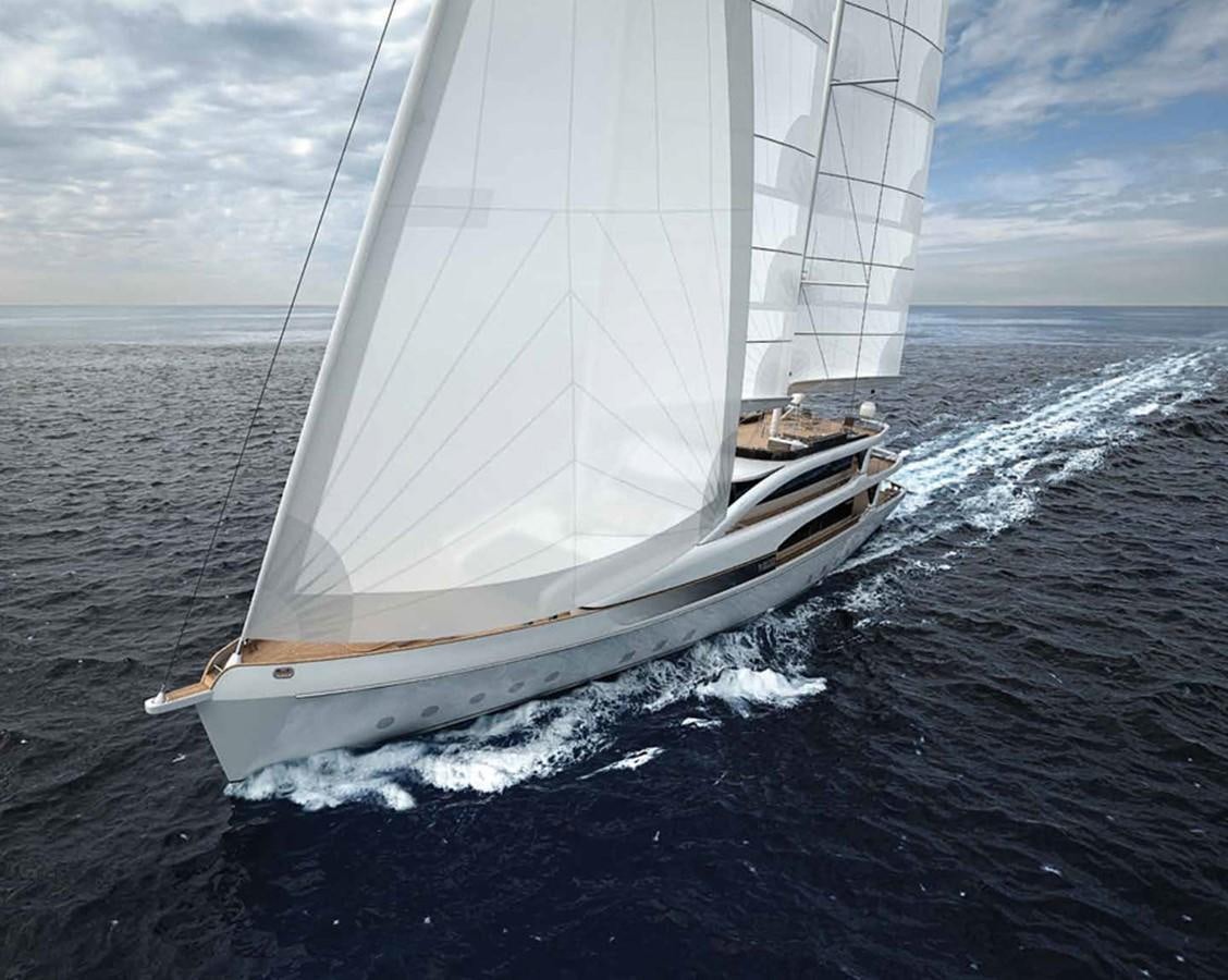 a sailboat on the water aboard SM45  AMERIGO Yacht for Sale