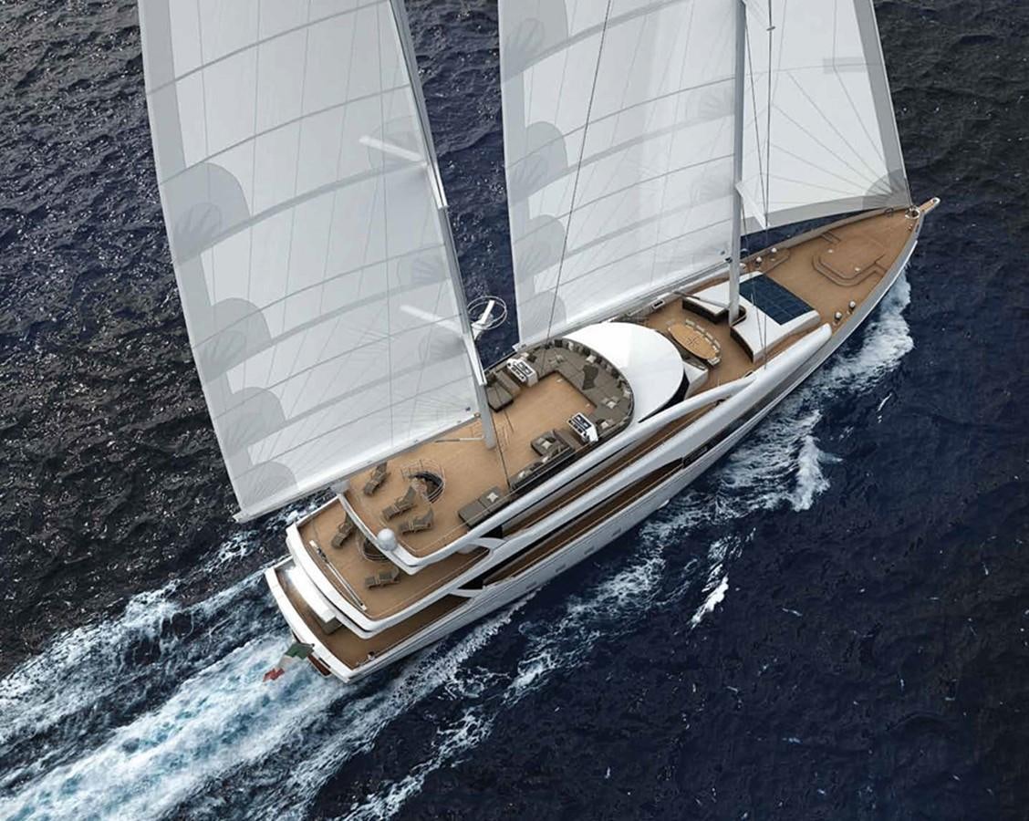 a boat on the water aboard SM45  AMERIGO Yacht for Sale