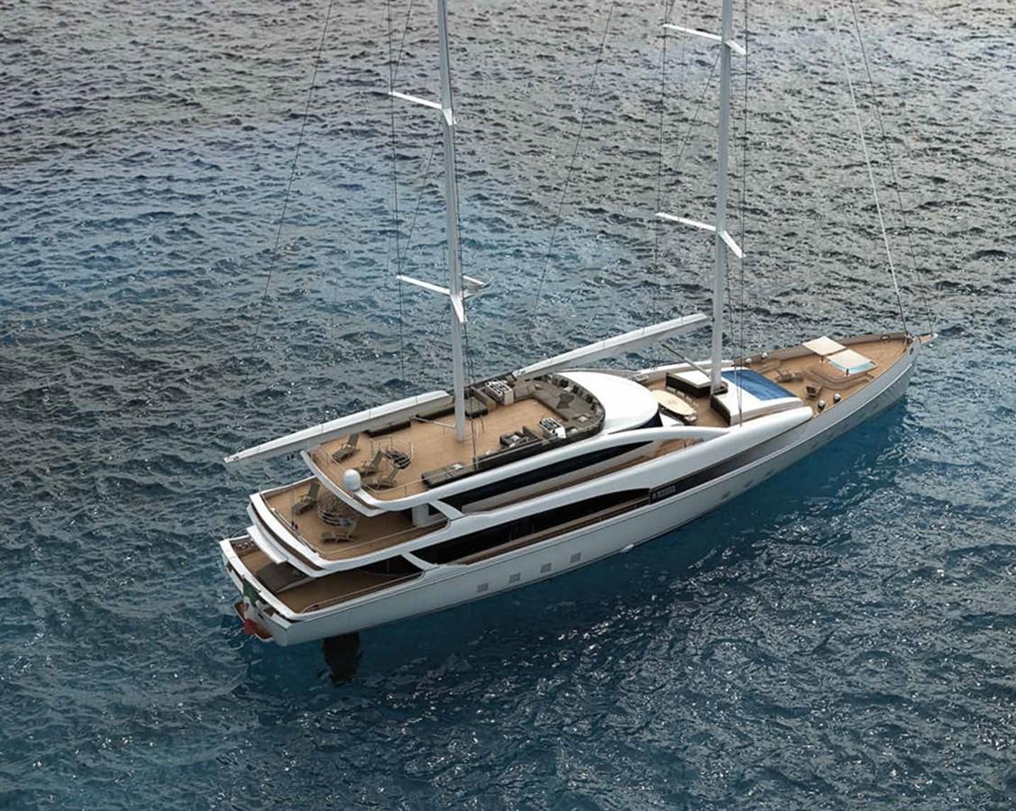 a boat in the water aboard SM45  AMERIGO Yacht for Sale