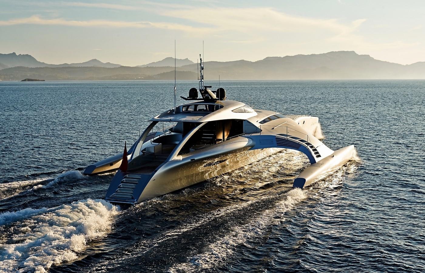 a boat on the water aboard ADASTRA Yacht for Sale