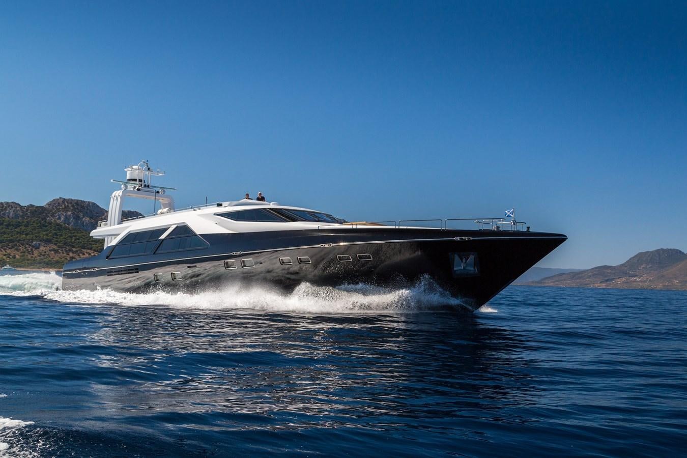 a boat on the water aboard AQUARELLA Yacht for Sale