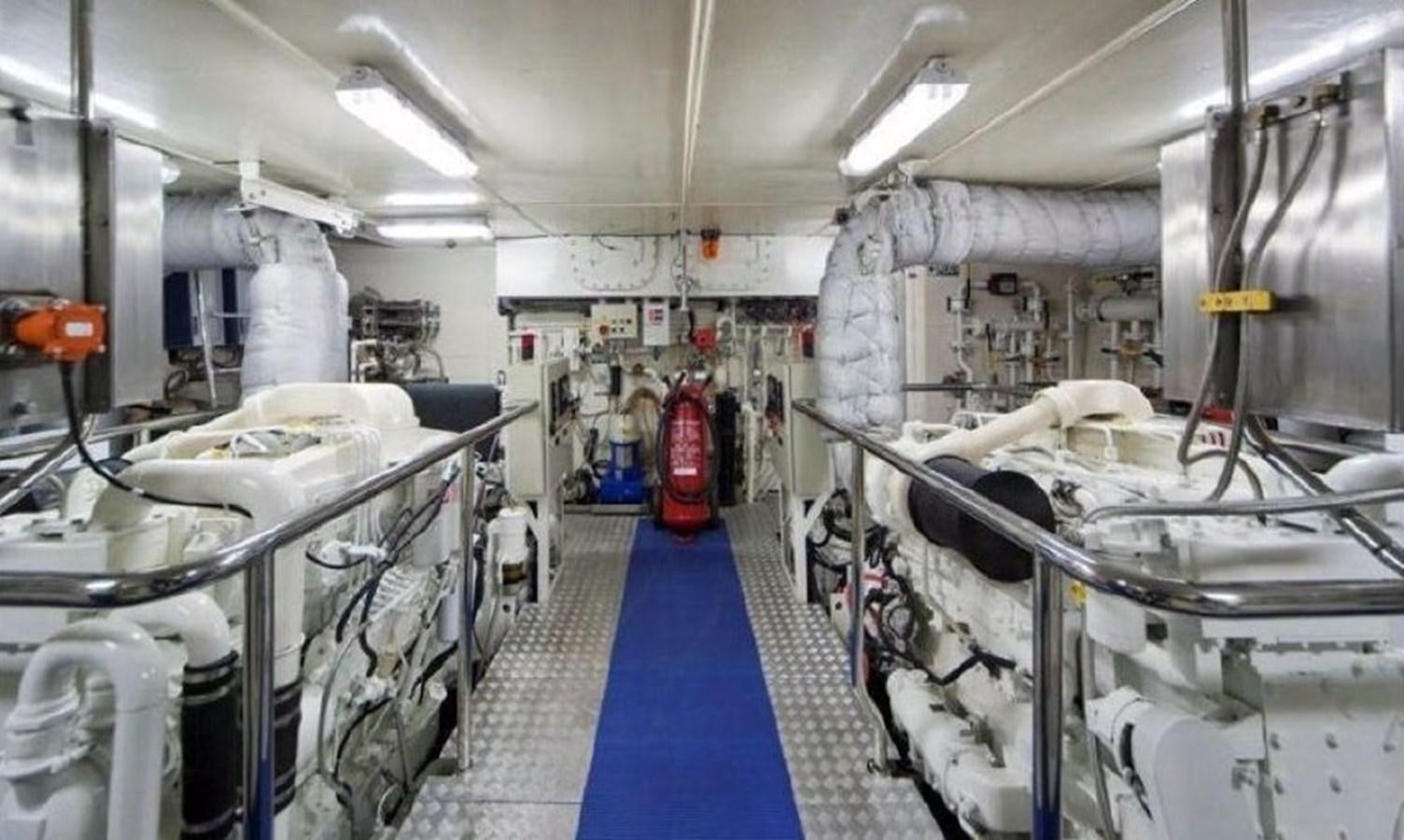a room with machinery aboard GOLDEN HORN Yacht for Sale