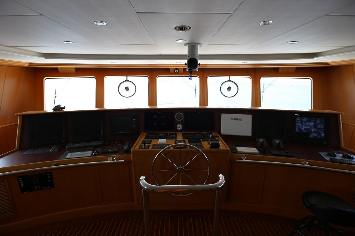 a control panel in a control room aboard GOODWILL Yacht for Sale
