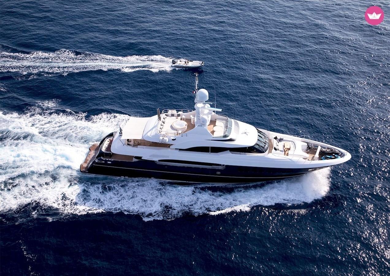 a boat in the water aboard MY WAY V Yacht for Sale