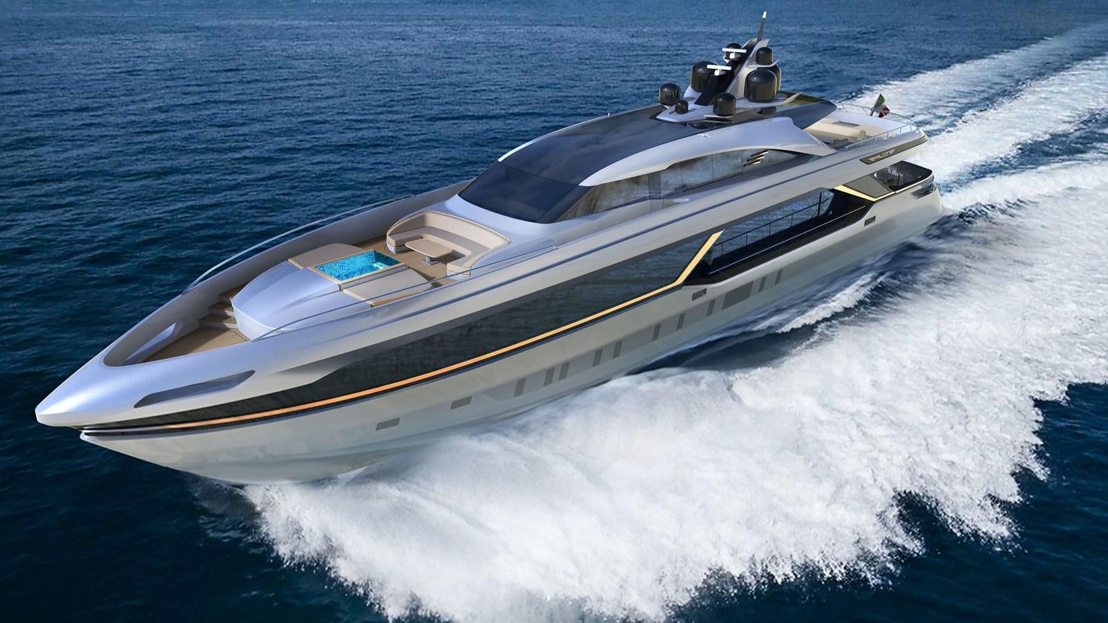 a white yacht on the water aboard LEGACY 40 Yacht for Sale