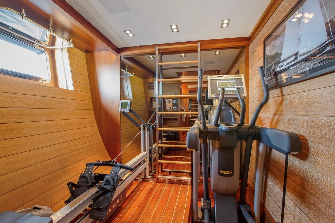 a room with equipment and equipment aboard STATE OF GRACE Yacht for Sale