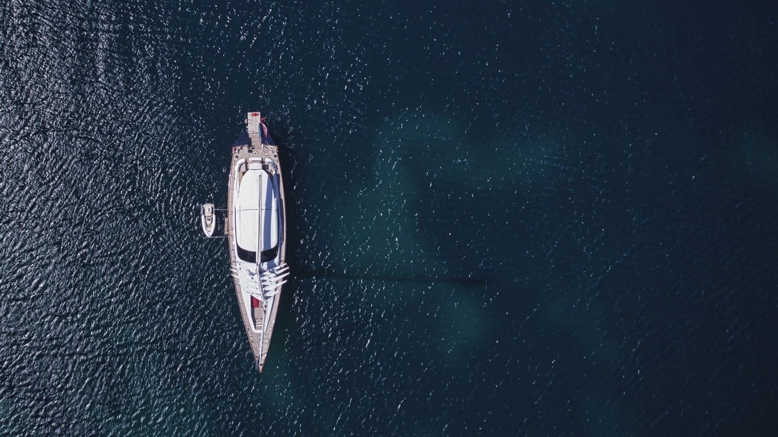 a boat in the water aboard STATE OF GRACE Yacht for Sale