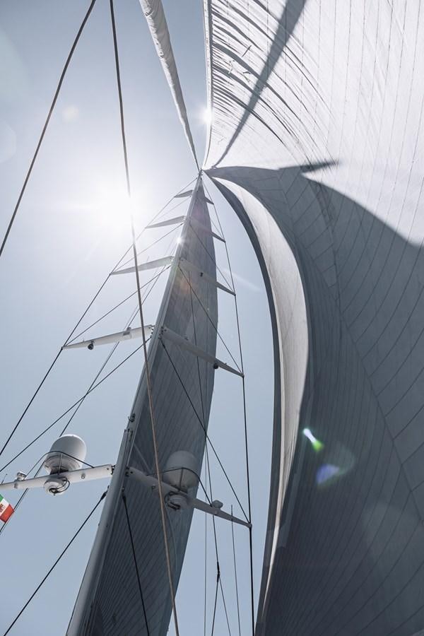 a sailboat with a sail aboard STATE OF GRACE Yacht for Sale