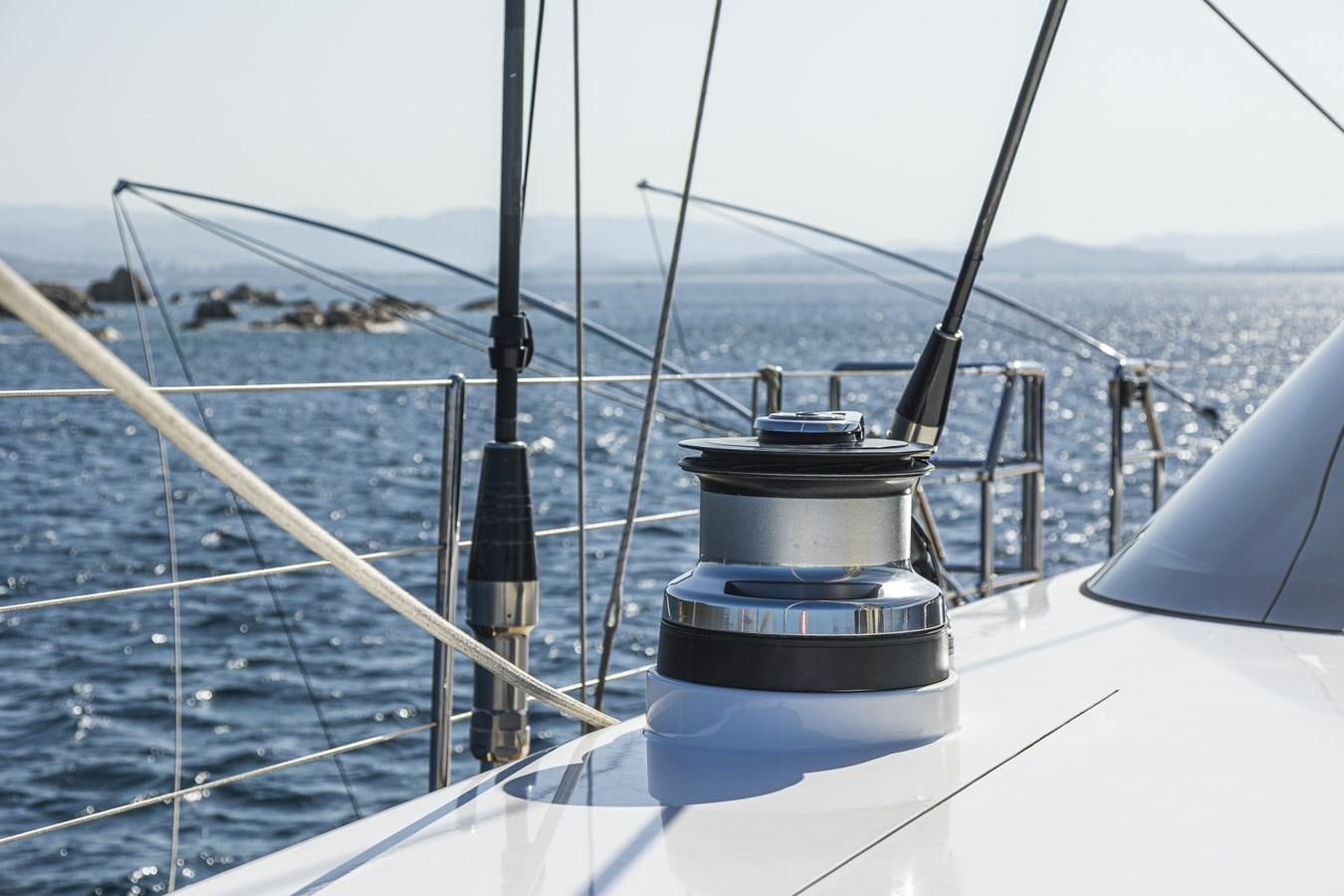 a metal object on a boat aboard STATE OF GRACE Yacht for Sale