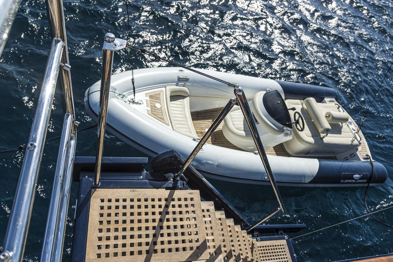 a satellite in space aboard STATE OF GRACE Yacht for Sale