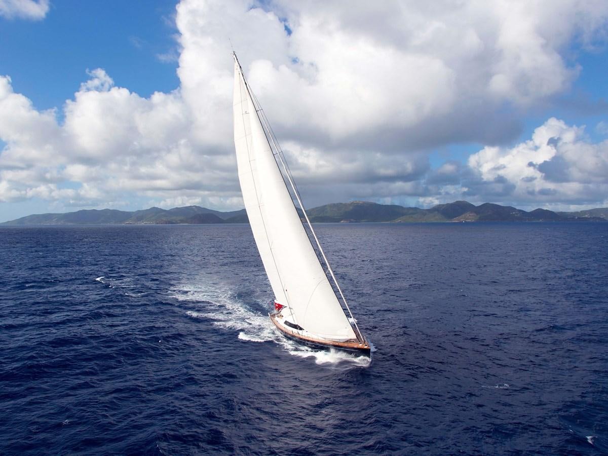 a sailboat on the water aboard STATE OF GRACE Yacht for Sale