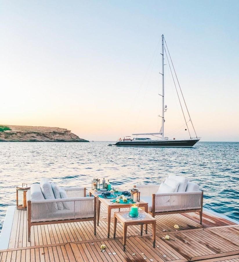 a boat on the water aboard GTT 130 Yacht for Sale