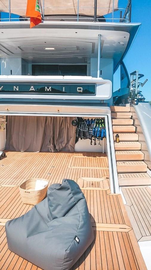 the inside of a boat aboard GTT 130 Yacht for Sale