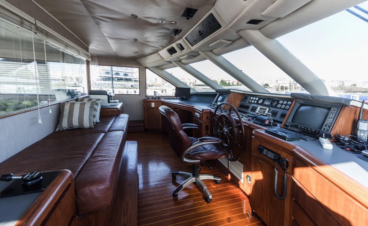 a room with a couch and a desk aboard SU Yacht for Sale