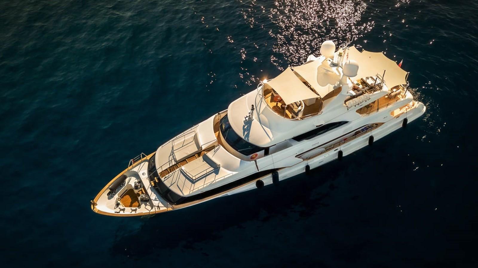 a boat on the water aboard MINA Yacht for Sale