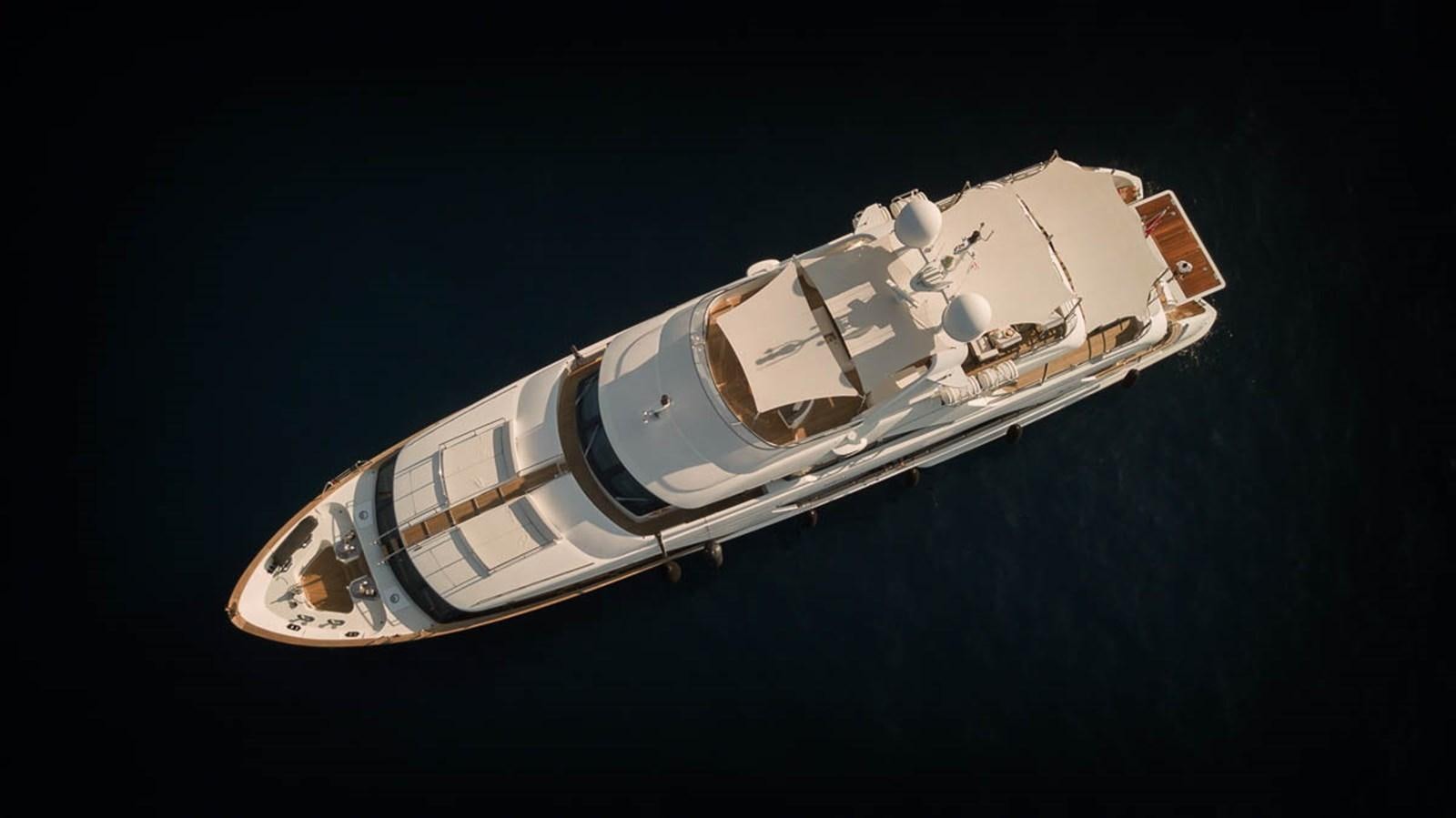 a white and gold ring aboard MINA Yacht for Sale