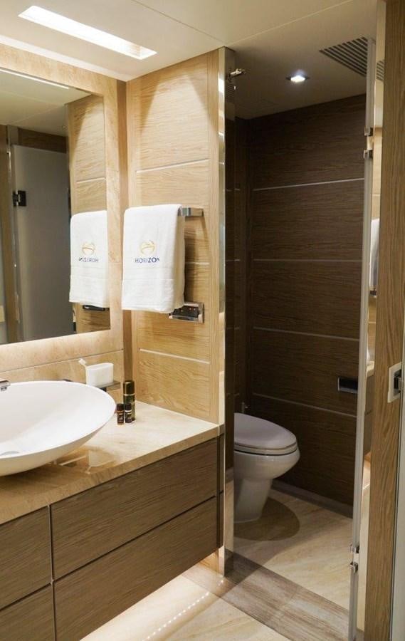 a bathroom with a sink and a toilet aboard RP120 (NEW BOAT SPEC) Yacht for Sale
