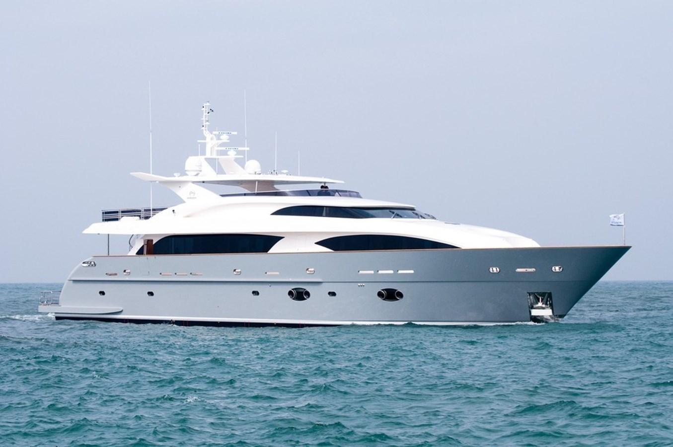 a white yacht in the water aboard RP120 (NEW BOAT SPEC) Yacht for Sale