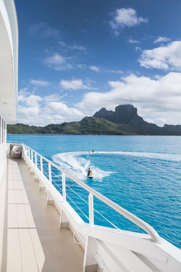 a boat on the water aboard HAUMANA Yacht for Sale