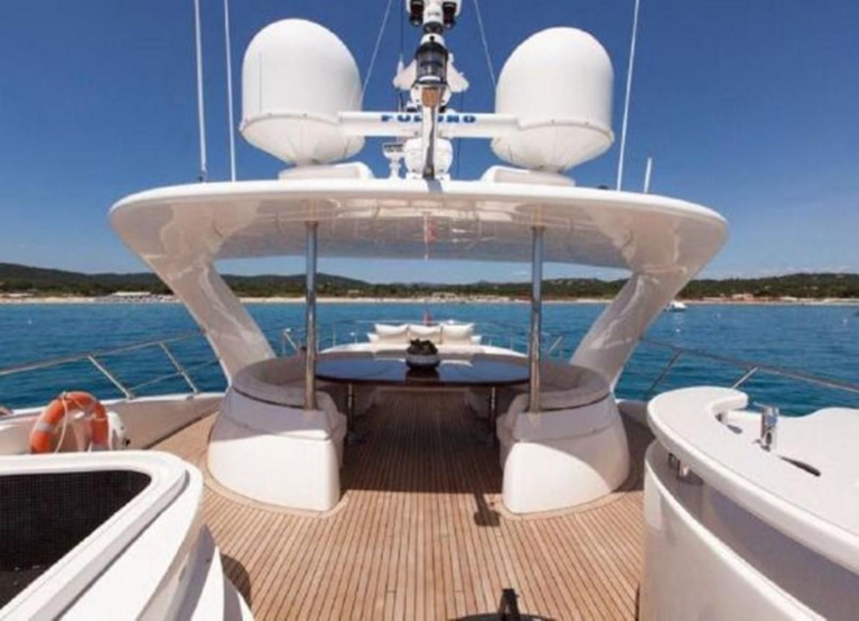 a boat on the water aboard ISA 120 Yacht for Sale