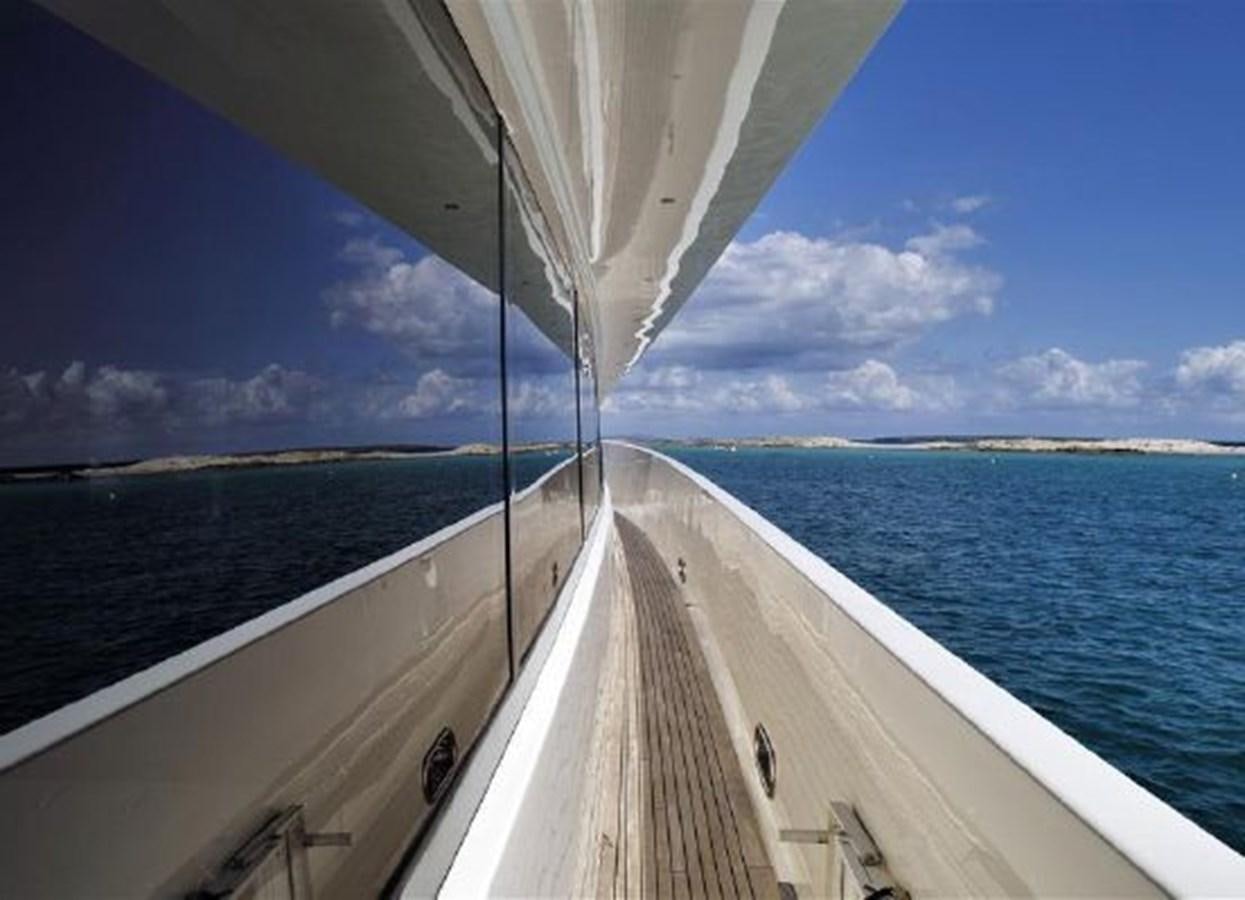 a boat on the water aboard ISA 120 Yacht for Sale