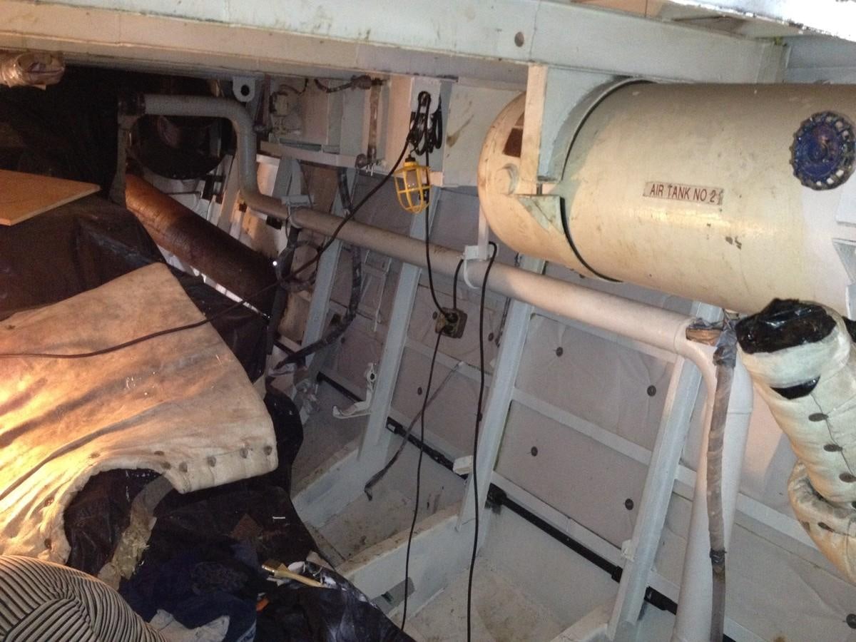 a large machine with pipes aboard CALLISTO Yacht for Sale