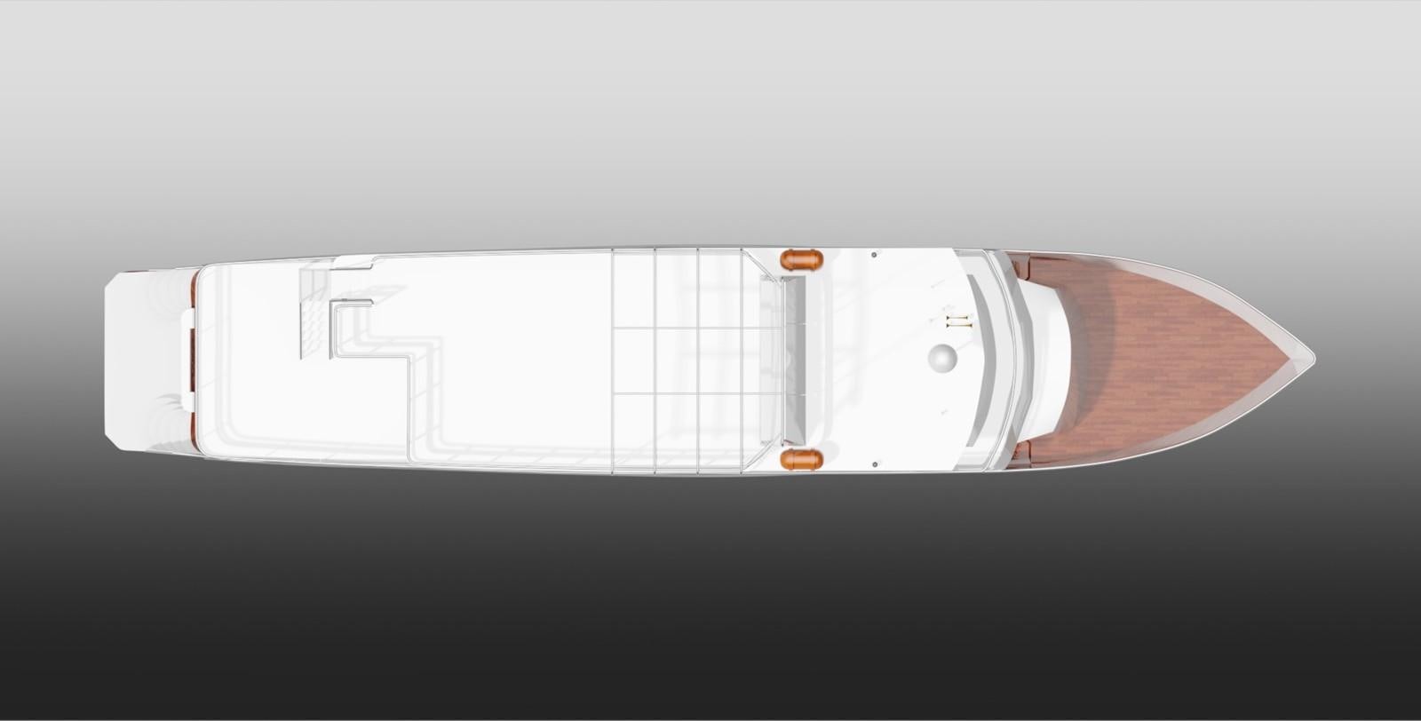 a white rectangular object with a brown surface aboard CALLISTO Yacht for Sale